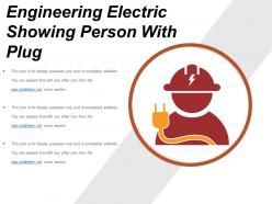 Engineering Electric Showing Person With Plug