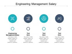 Engineering management salary ppt powerpoint presentation portfolio graphics cpb