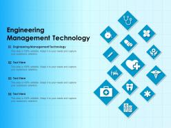 Engineering management technology ppt powerpoint presentation infographics clipart