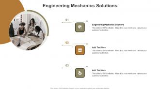 Engineering Mechanics Solutions In Powerpoint And Google Slides Cpb