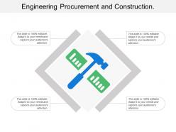 Engineering procurement and construction tools