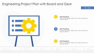 Engineering Project Plan With Board And Gear