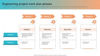Engineering Project Work Plan Phases