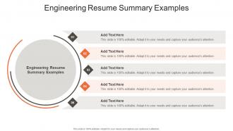 Engineering Resume Summary Examples In Powerpoint And Google Slides Cpb
