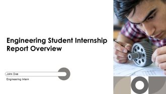Engineering Student Internship Report Overview PPT Designs AT