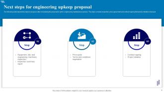 Engineering Upkeep Proposal Powerpoint Presentation Slides Unique Multipurpose
