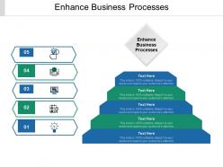 Enhance business processes ppt powerpoint presentation picture cpb