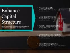 Enhance capital structure ppt example