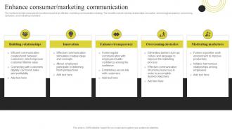 Enhance Consumer Marketing Communication Components Of Effective Corporate Communication