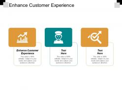 Enhance customer experience ppt powerpoint presentation model slides cpb