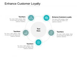 Enhance customer loyalty ppt powerpoint presentation infographics skills cpb