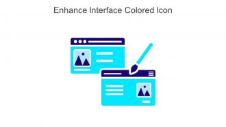 Enhance Interface Colored Icon In Powerpoint Pptx Png And Editable Eps Format