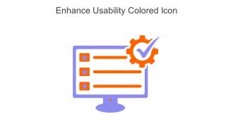 Enhance Usability Colored Icon In Powerpoint Pptx Png And Editable Eps Format