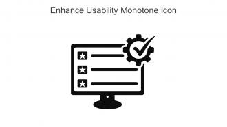 Enhance Usability Monotone Icon In Powerpoint Pptx Png And Editable Eps Format