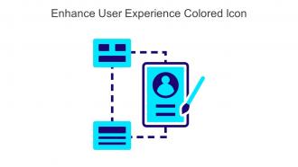 Enhance User Experience Colored Icon In Powerpoint Pptx Png And Editable Eps Format