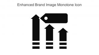Enhanced Brand Image Monotone Icon In Powerpoint Pptx Png And Editable Eps Format