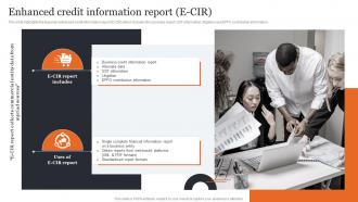 Enhanced Credit Information Report E Cir Credit Reporting Company Profile Cp SS V
