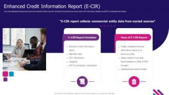 Enhanced Credit Information Report E Cir Experian Company Profile Ppt Slides Example Introduction