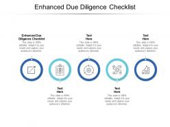 Enhanced due diligence checklist ppt powerpoint presentation pictures cpb
