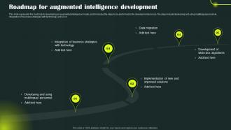 Enhanced Intelligence It Roadmap For Augmented Intelligence Development