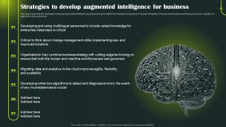 Enhanced Intelligence It Strategies To Develop Augmented Intelligence For Business