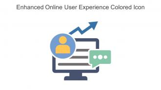Enhanced Online User Experience Colored Icon In Powerpoint Pptx Png And Editable Eps Format