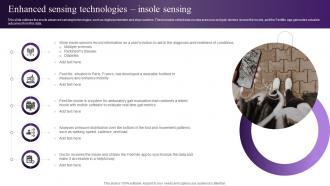 Enhanced Sensing Technologies Insole Sensing Wearable Sensors