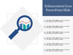 Enhancement icon powerpoint slide