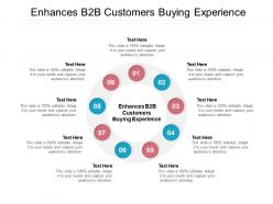 Enhances b2b customers buying experience ppt powerpoint presentation infographics cpb