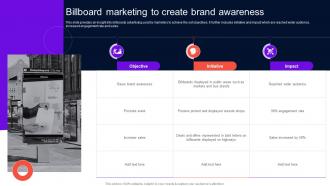Enhancing Brand Credibility Billboard Marketing To Create Brand Awareness MKT SS V