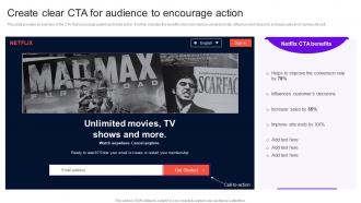 Enhancing Brand Credibility Create Clear CTA For Audience To Encourage Action MKT SS V