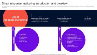 Enhancing Brand Credibility Direct Response Marketing Introduction And Overview MKT SS V