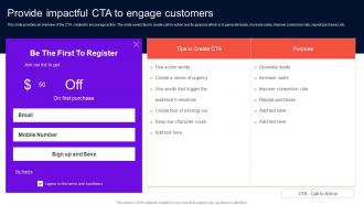 Enhancing Brand Credibility Provide Impactful CTA To Engage Customers MKT SS V