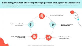 Enhancing Business Efficiency Through Process Management Automation