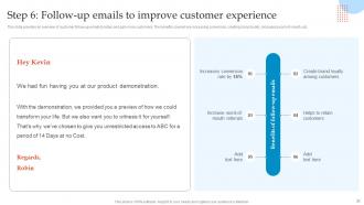 Enhancing Customer Experience Using Onboarding Techniques Powerpoint Presentation Slides Slides Pre-designed