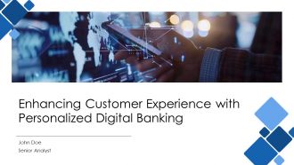Enhancing Customer Experience With Personalized Digital Banking PPT Mockup AT