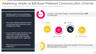 Enhancing Demand Generation In B2b World Mobile B2b Buyer Communication Channel