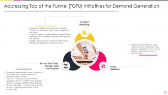 Enhancing Demand Generation In B2b World Top Funnel Tofu Initiatives Demand Generation