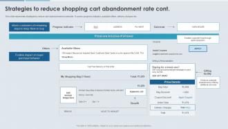 Enhancing Effectiveness Of Commerce Strategies To Reduce Shopping Cart Abandonment Rate Template