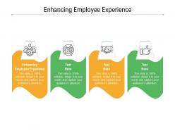 Enhancing employee experience ppt powerpoint presentation file design ideas cpb