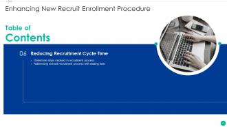 Enhancing New Recruit Enrollment Procedure Powerpoint Presentation Slides