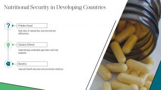 Enhancing Nutritional Security For A Healthier Future PPT Template ST AI Good Visual