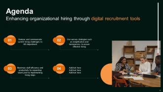 Enhancing Organizational Hiring Through Digital Recruitment Tools Powerpoint Presentation Slides Pre-designed Attractive