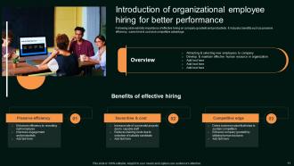 Enhancing Organizational Hiring Through Digital Recruitment Tools Powerpoint Presentation Slides Unique Graphical