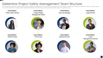 Enhancing overall project security it determine project safety management team structure