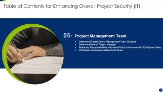 Enhancing overall project security it powerpoint presentation slides