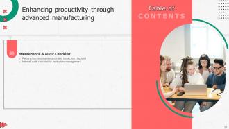 Enhancing Productivity Through Advanced Manufacturing Powerpoint Presentation Slides Graphical Content Ready
