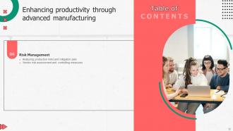 Enhancing Productivity Through Advanced Manufacturing Powerpoint Presentation Slides Engaging Content Ready
