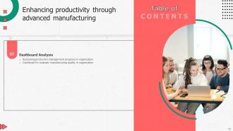 Enhancing Productivity Through Advanced Manufacturing Powerpoint Presentation Slides Image Editable