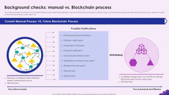 Enhancing Recruitment Process Through Information Background Checks Manual Vs Blockchain Process